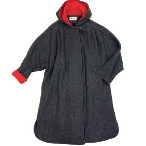 FORECASTER Vintage Tweed Dolman Wool Coat